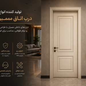 درب اتاق ممبران MDF لیان راش